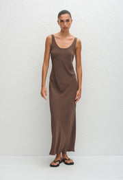 Bias Tank Dress - Truffle - Matteau